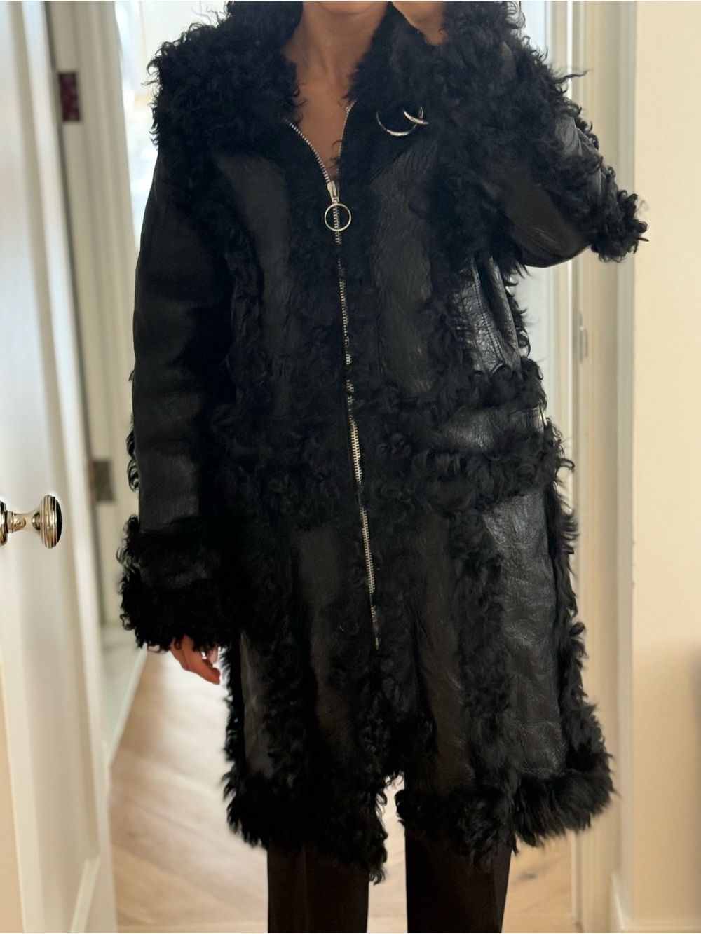 Marques’ Almeida Black Women's Zip Front Jacket